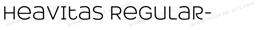 Heavitas Regular字体转换